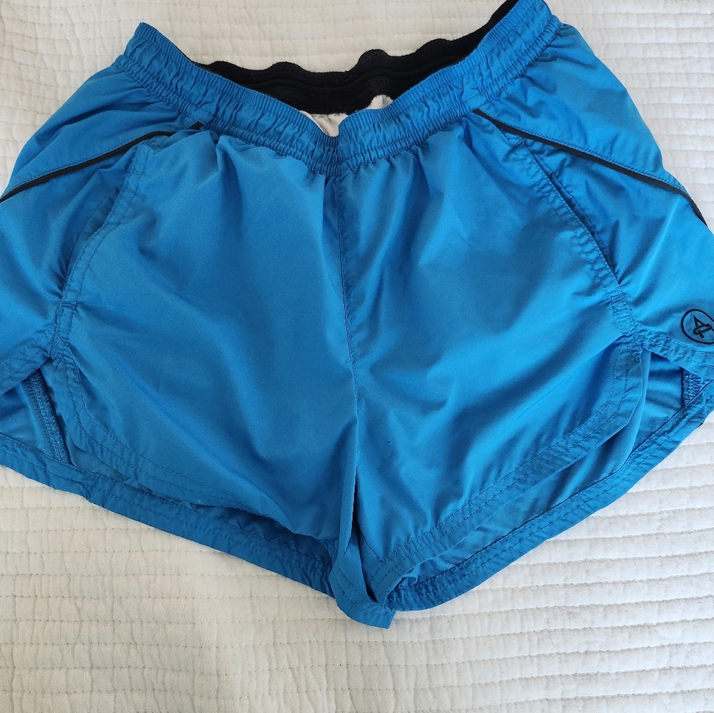 Blue Woman Running Shorts